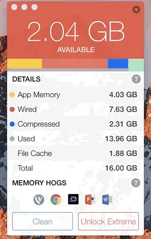 Απελευθερώστε RAM στο Mac σας με το Memory Clean.