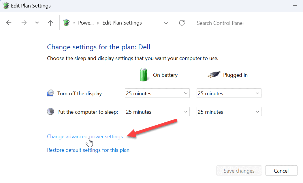 Διαμόρφωση ώρας αδρανοποίησης στα Windows 11