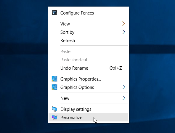 Windows 10 Προσαρμογή