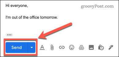 Αποστολή email στο Gmail