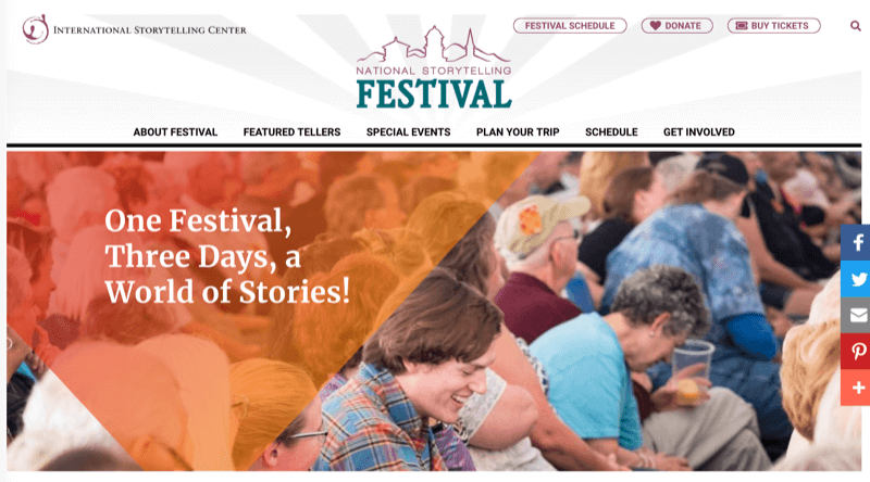 Ιστοσελίδα του Εθνικού Φεστιβάλ Αφηγήσεων