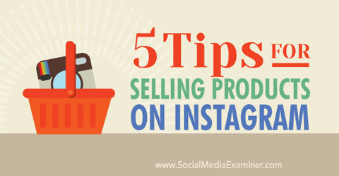 συμβουλές για πώληση στο instagram
