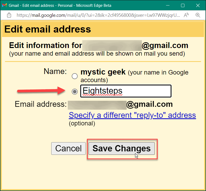 Πώς να αλλάξετε όνομα στο gmail
