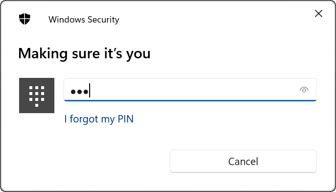 Συνδεθείτε με PIN ή κωδικό πρόσβασης