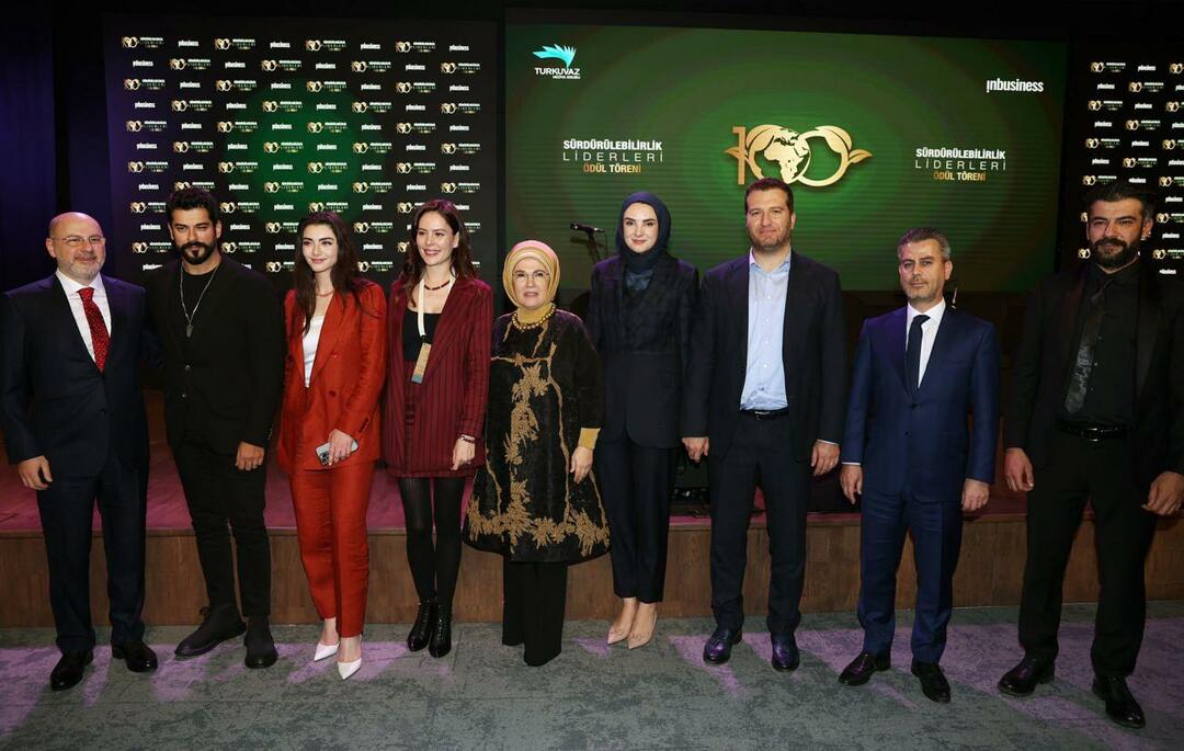 Η Emine Erdoğan συναντήθηκε με τους παίκτες του Foundation Osman στο Sustainable Century Summit