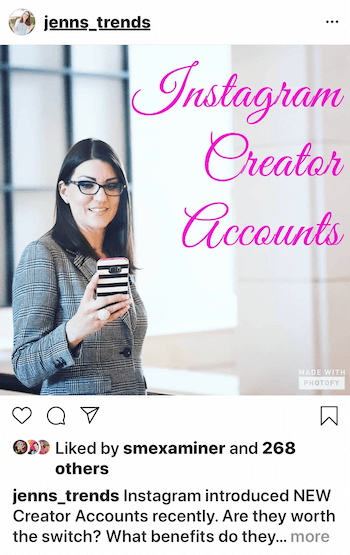 Επαγγελματική ανάρτηση Instagram με επικάλυψη κειμένου