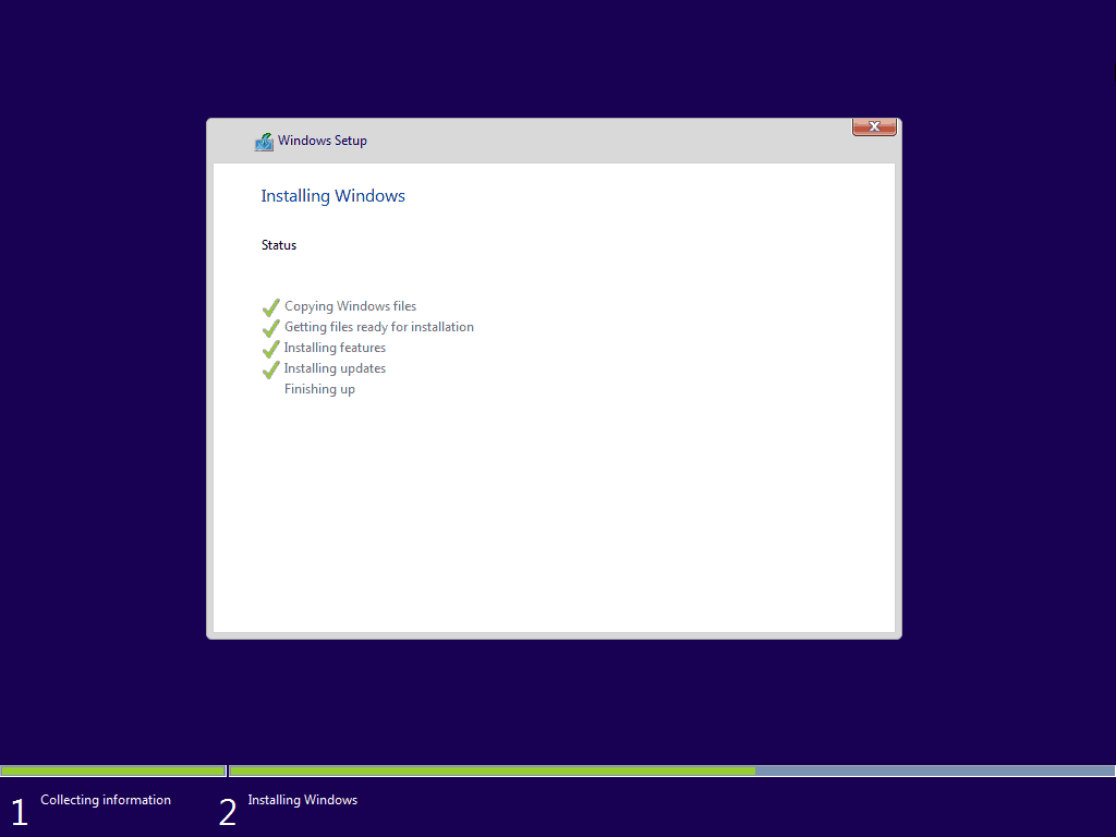 11 Ολοκλήρωση των Windows 10 Καθαρή εγκατάσταση
