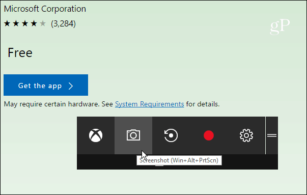 Πώς να τραβήξετε ένα στιγμιότυπο οθόνης στα Windows 10 με το DVR του παιχνιδιού Xbox