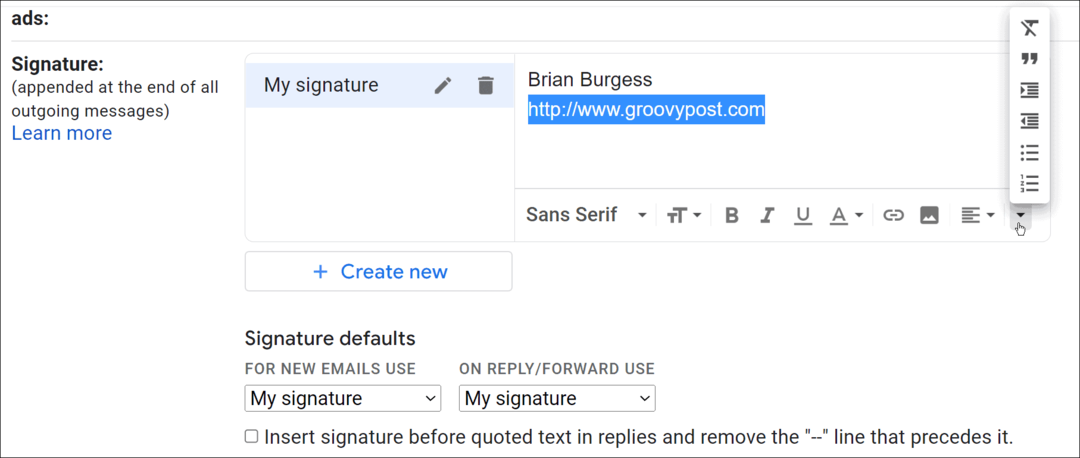 Πώς να αλλάξετε την υπογραφή στο gmail
