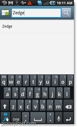 αναζήτηση στην αγορά Android για zedge