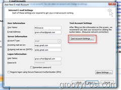 Δοκιμάστε τις ρυθμίσεις GMAIL IMAP στο Outlook 2007