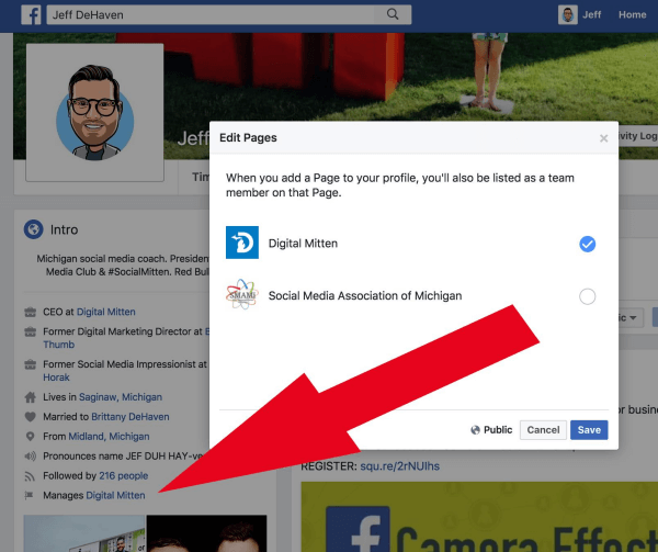 Οι διαχειριστές σελίδων Facebook μπορούν πλέον να συνδέσουν τις σελίδες που διαχειρίζονται με το προσωπικό τους προφίλ.