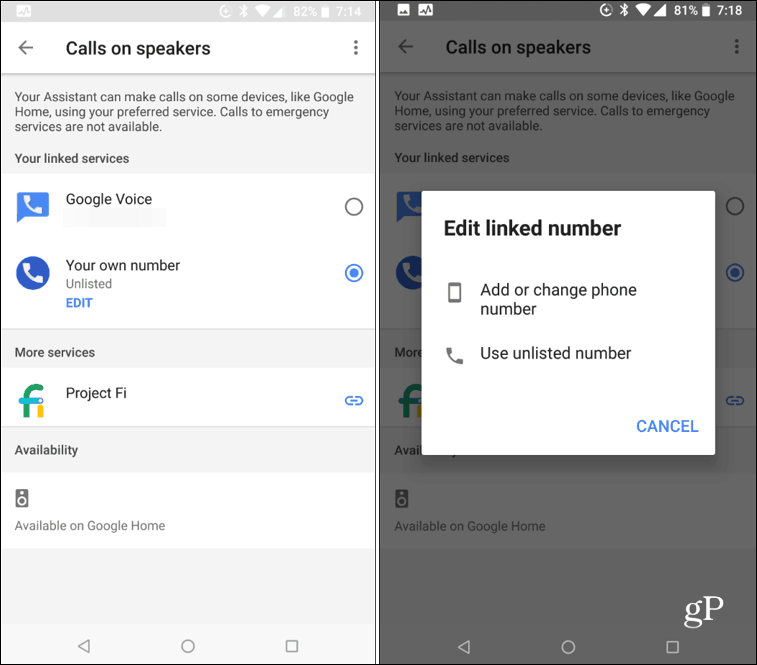 Το Android καλεί στο έξυπνο ηχείο Google Home
