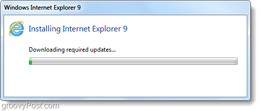Internet Explorer 9 Beta Εγκατάσταση αργή, ενημερώσεις, λήψη