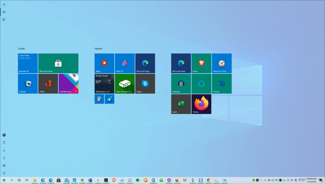 Πώς να κάνετε το μενού έναρξης των Windows 10 σε πλήρη οθόνη
