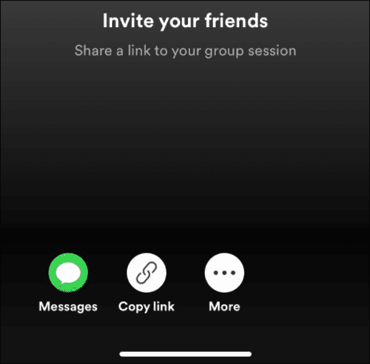  προσκαλέστε να ακούσετε στο spotify με φίλους