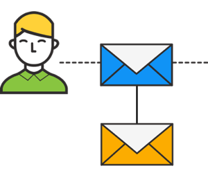 Εάν ο συμμετέχων κάνει κλικ στο αρχικό μήνυμα ηλεκτρονικού ταχυδρομείου αλλά δεν κάνει μετατροπή, στείλτε ένα δεύτερο email παρακολούθησης.
