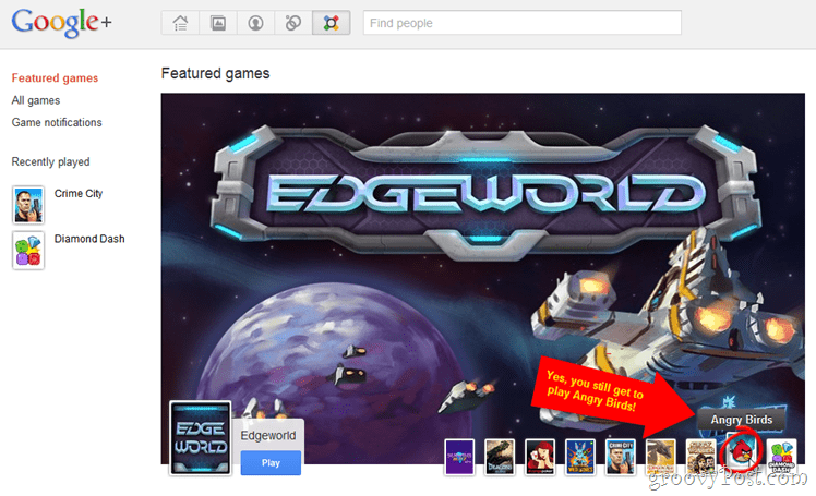 Το Google+ προσθέτει παιχνίδια (χωρίς να σας αναγκάζει να αγνοήσετε μια επίθεση από ενοχλητικά αιτήματα παιχνιδιών!)