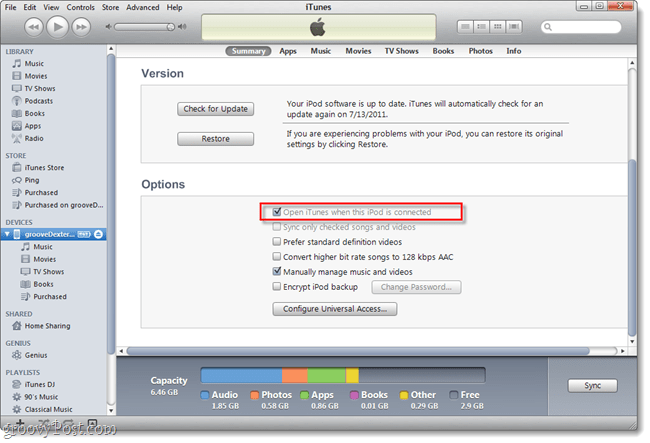 Πώς να σταματήσετε το iTunes να ξεκινάει αυτόματα όταν συνδέετε το iPhone ή το iPod σας
