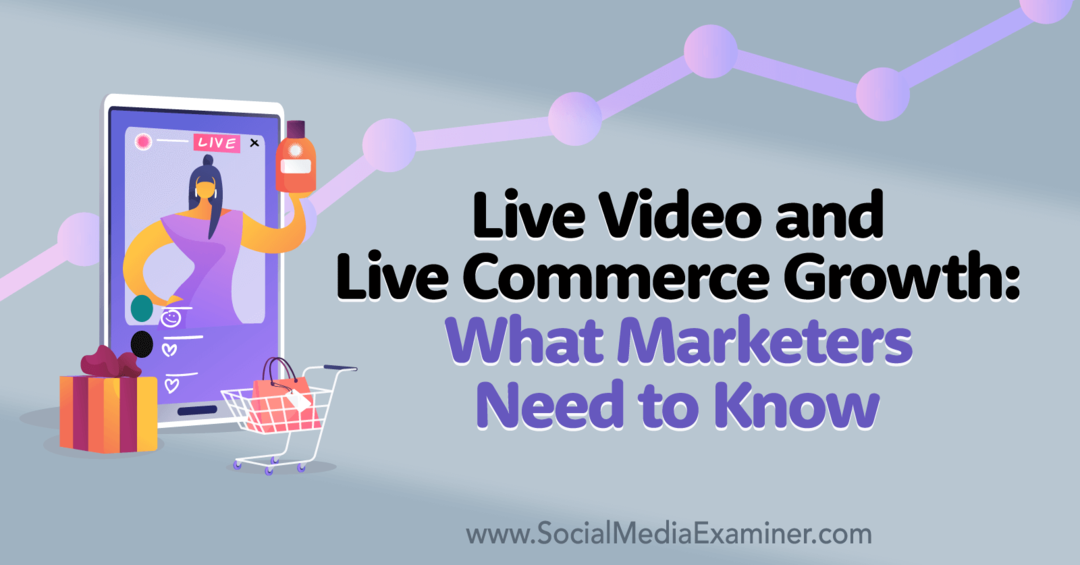 Ζωντανό βίντεο και ανάπτυξη ζωντανού εμπορίου: Τι πρέπει να γνωρίζουν οι έμποροι: Εξεταστής μέσων κοινωνικής δικτύωσης