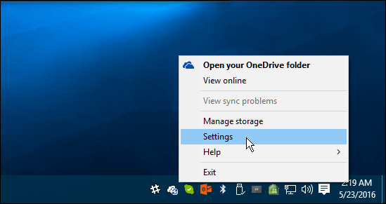 Ρυθμίσεις OneDrive