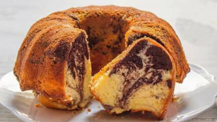 Πώς να φτιάξετε το ευκολότερο μάρμαρο brownie στον κόσμο; Νόστιμη μαρμάρινη συνταγή κέικ