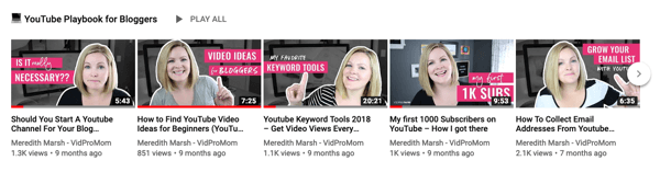 Πώς να χρησιμοποιήσετε μια σειρά βίντεο για να αναπτύξετε το κανάλι σας στο YouTube, παράδειγμα μιας σειράς YouTube 5 βίντεο σε ένα θέμα