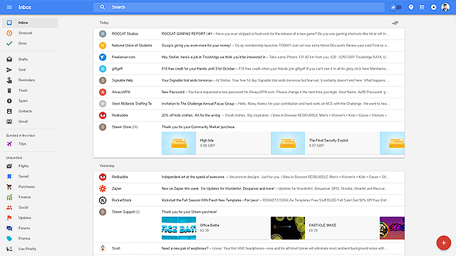 ανεπιθύμητο γραμματοκιβώτιο google gmail inbox