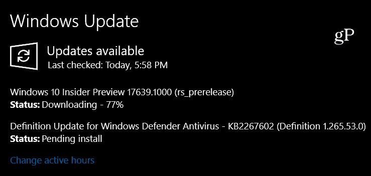Τα Windows 10 Redstone 5 Build 17639