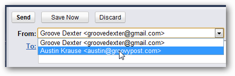 επιλέξτε διεύθυνση στο gmail