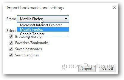 Μεταφορά σελιδοδεικτών Firefox 8