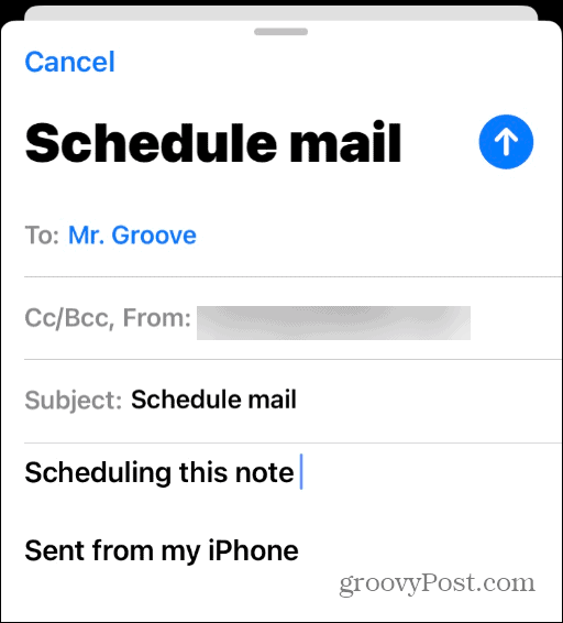 Προγραμματισμός email στο iPhone