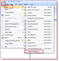 Πώς να δημιουργήσετε αρχεία .PST χρησιμοποιώντας Outook 2007 ή Outlook 2003:: groovyPost.com