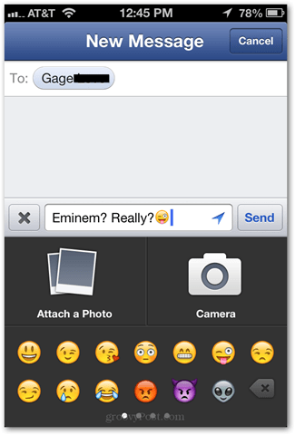 emoji native app facebook