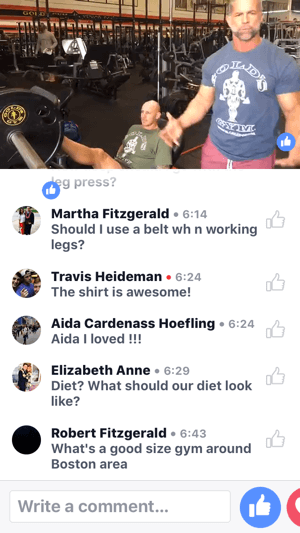 Ο διάσημος εκπαιδευτής Mike Ryan δείχνει πώς να χρησιμοποιήσετε το μηχάνημα πρέσας ποδιών σε αυτήν την εκπομπή Gold's Gym Facebook Live.