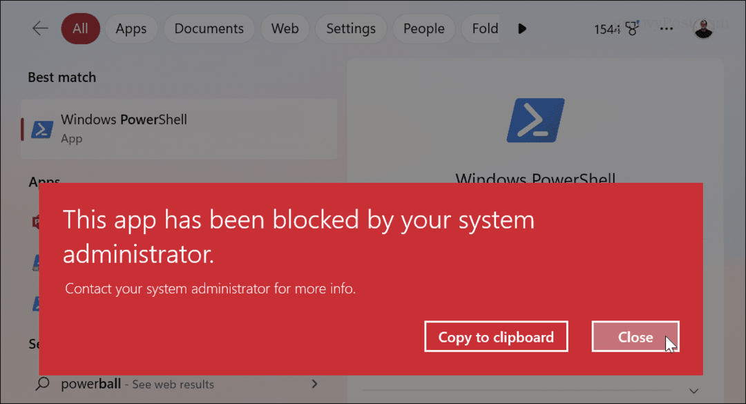 Αποκλεισμός της πρόσβασης εφαρμογών επιφάνειας εργασίας στα Windows