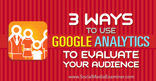 χρησιμοποιήστε το google analytics για να εξετάσετε το κοινό κοινωνικών μέσων