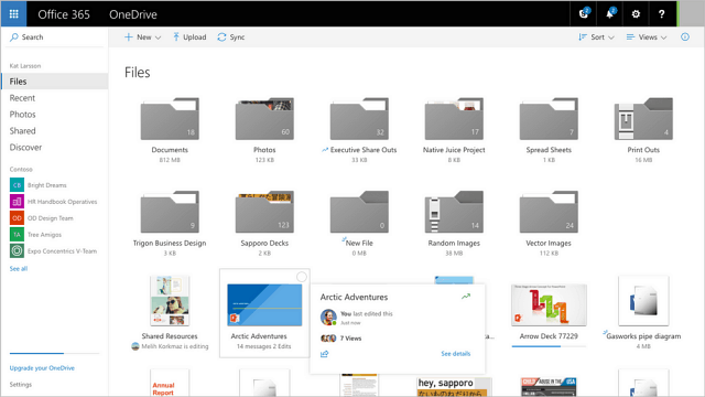 Η Microsoft ενημερώνει το OneDrive με βελτιωμένες επιλογές UI και κοινής χρήσης