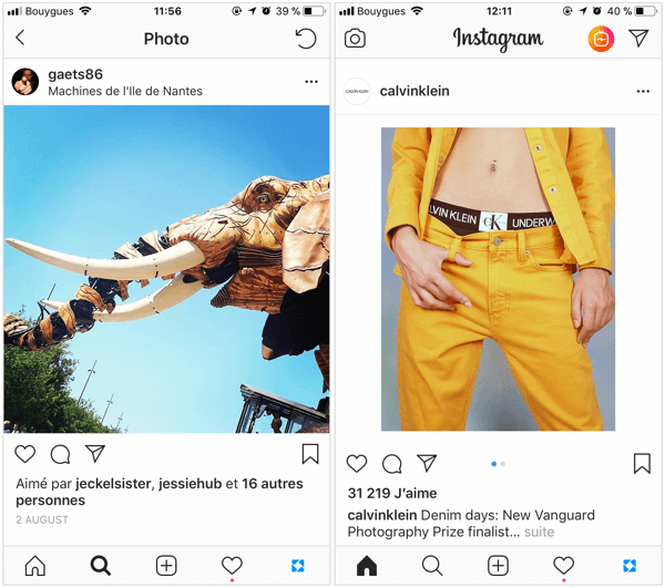 Μια τετράγωνη ανάρτηση Instagram πρέπει να έχει μέγεθος 1080 x 1080 pixel για την καλύτερη ποιότητα στη ροή και οι επιμήκεις δημοσιεύσεις Instagram είναι καλύτερες στα 1080 x 1350 pixel. 