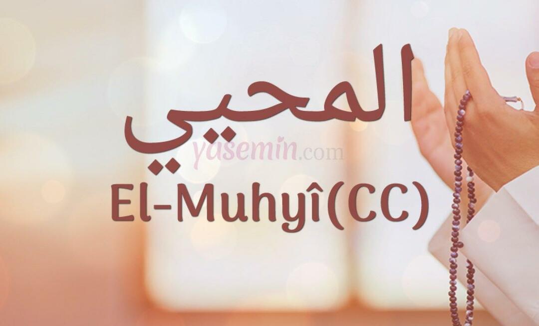 Τι σημαίνει al-muhyi (cc); Σε ποιους στίχους αναφέρεται ο al-Muhyi;