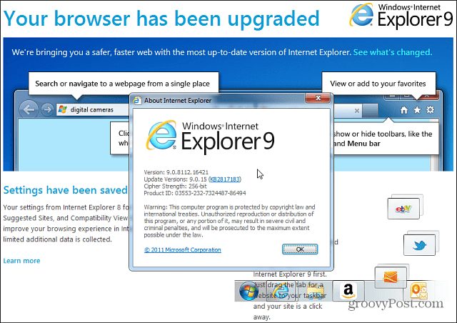 Πώς να απεγκαταστήσετε την προεπισκόπηση του Internet Explorer 11 από τα Windows 7