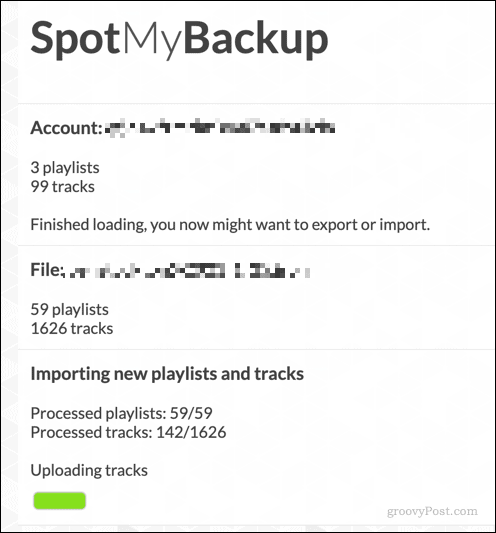 Μεταφορά λιστών αναπαραγωγής στο Spotify χρησιμοποιώντας το SpotMyBackup