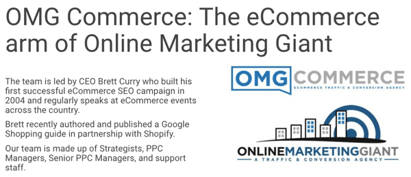 Το OMG Commerce είναι ένα πρακτορείο πλήρους διοχέτευσης.