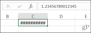 Αριθμητικά σύμβολα στο Excel