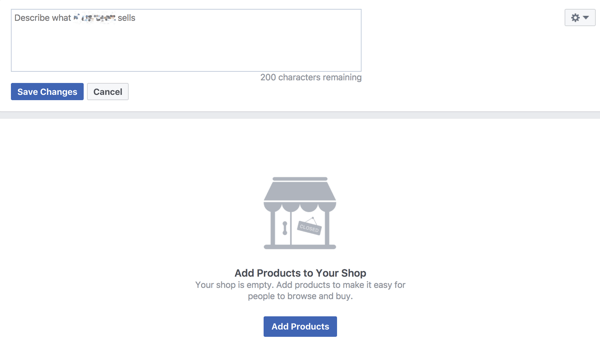 Περιγράψτε τα προϊόντα σας στο βιτρίνα σας στο Facebook για να αυξήσετε τις πωλήσεις.