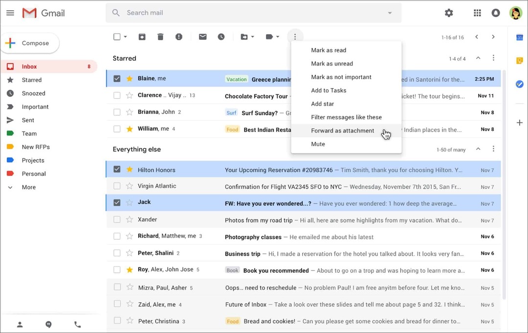 Το Google επιτρέπει την αποστολή μηνυμάτων ηλεκτρονικού ταχυδρομείου ως προσθήκες στο Gmail