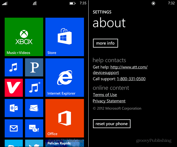 Επαναφορά του Windows Phone 8