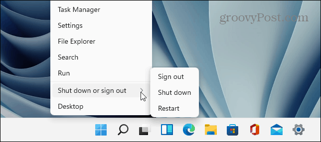 Απενεργοποιήστε το κουμπί έναρξης των Windows 11