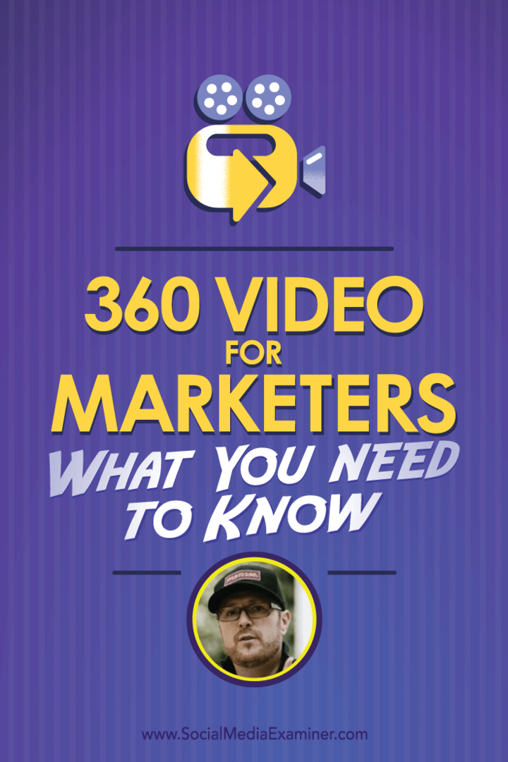 Ο Ράιαν Άντερσον Μπελ μιλά με τον Μάικλ Στέλζνερ για 360 βίντεο για εμπόρους και τι πρέπει να γνωρίζετε.