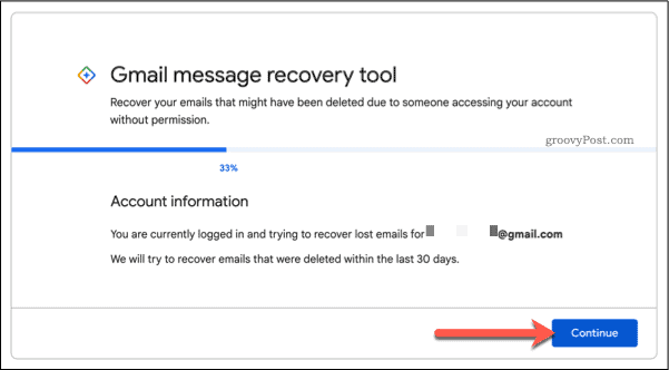 Ανάκτηση μηνυμάτων ηλεκτρονικού ταχυδρομείου Gmail μέσω μιας φόρμας υποστήριξης
